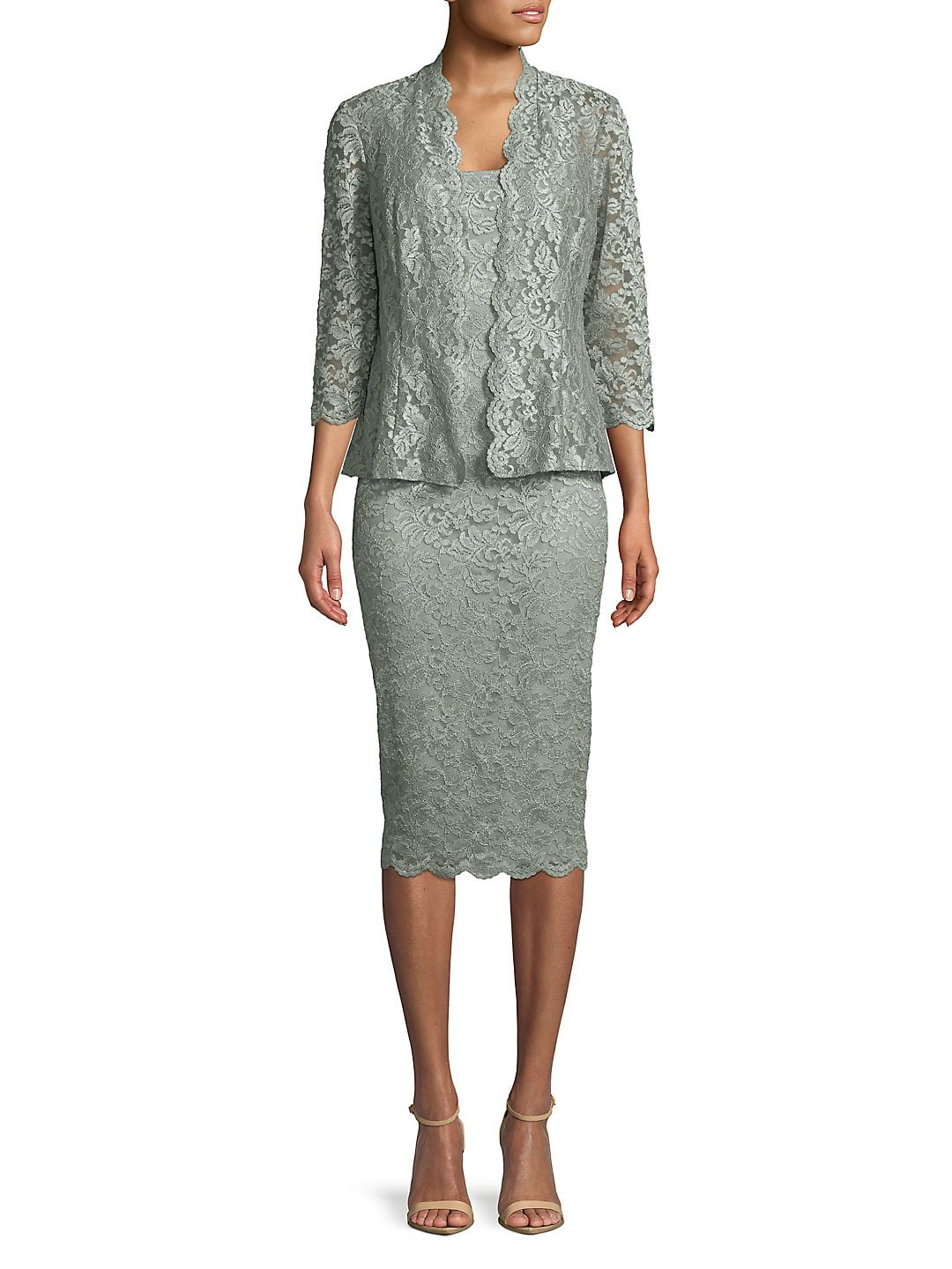 Alex Evenings Tea Length Dress